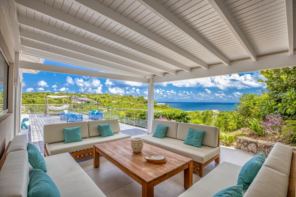 11_VillaAzurDream Location villa st Martin Terres Basse 7 chambres 14 personnes avec piscine et vue mer_5